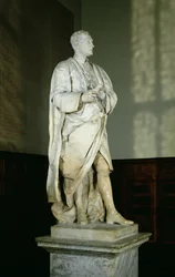 Sir Isaac Newton (1642-1727) (mármol)